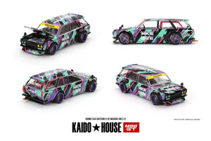 Mini GT Kaido House Datsun Kaido 510 Wagon HKS V1