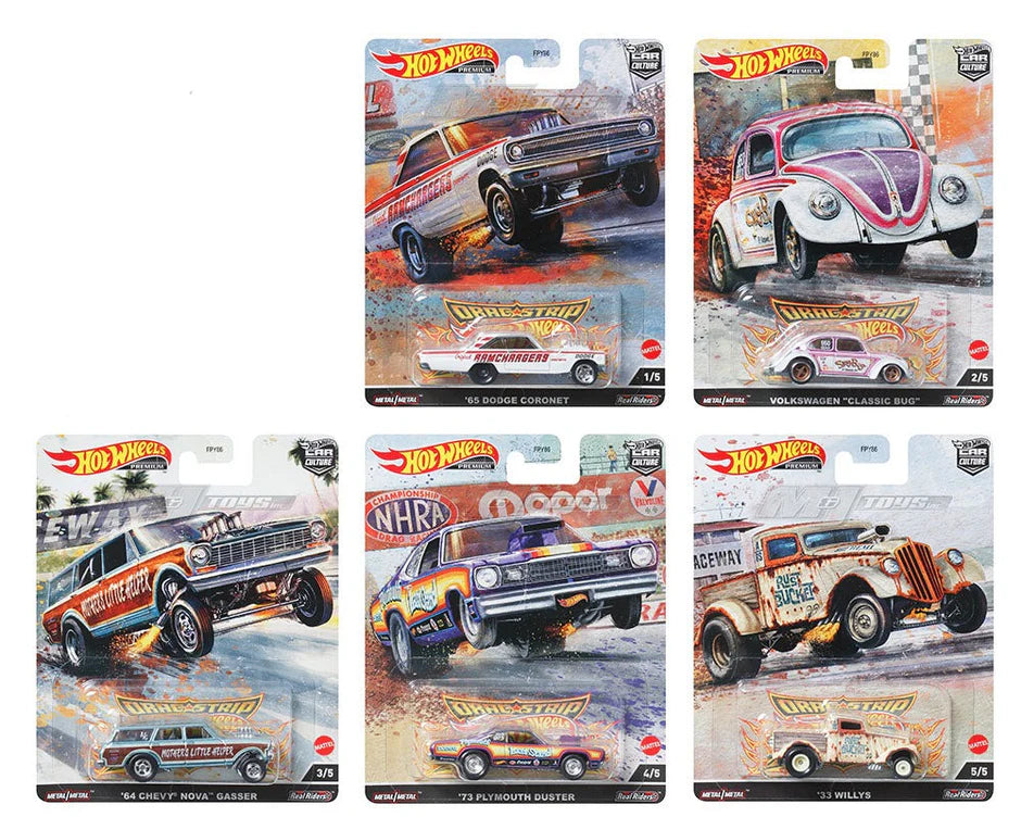 Hot Wheels Dragstrip Demons 5 Car Set