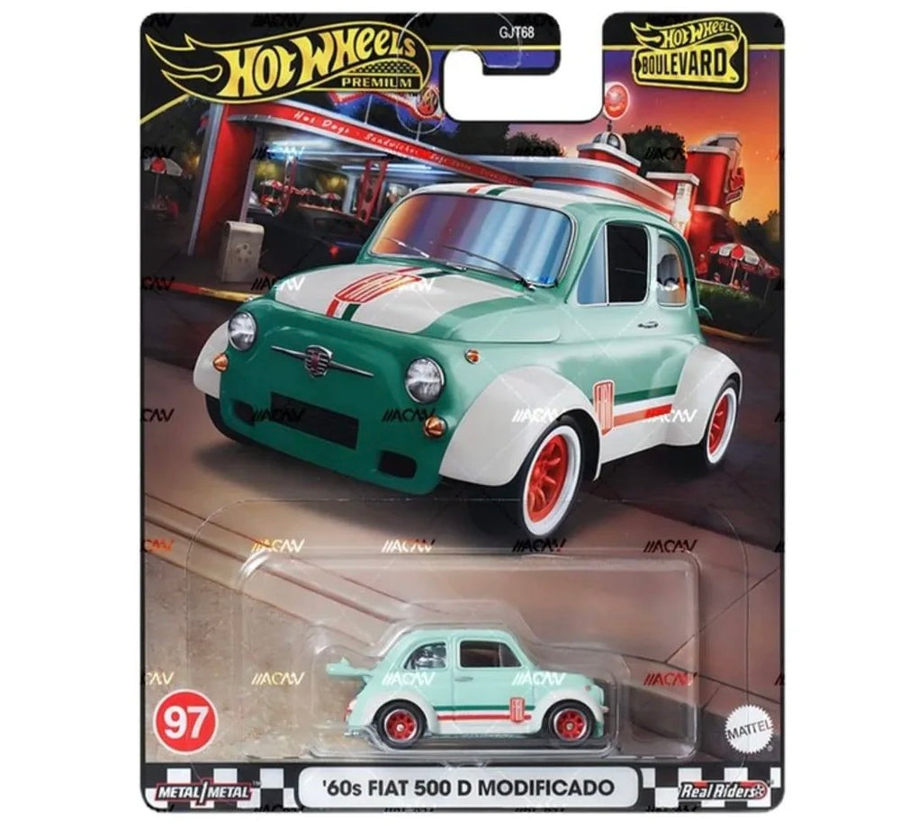 Hot Wheels Boulevard '60s Fiat 500d Modificado