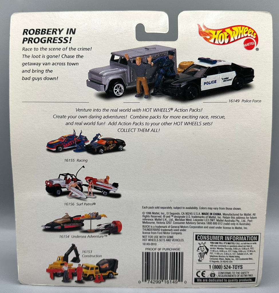 Hot Wheels Action Pack Police Force HW Models Ltd