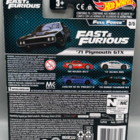 Hot Wheels Fast & Furious Full Force '71 Plymouth GTX