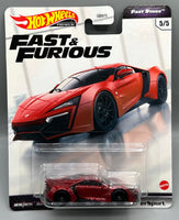 Hot Wheels Fast & Furious Fast Stars W Motors Lykan Hyeprsport
