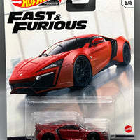 Hot Wheels Fast & Furious Fast Stars W Motors Lykan Hyeprsport