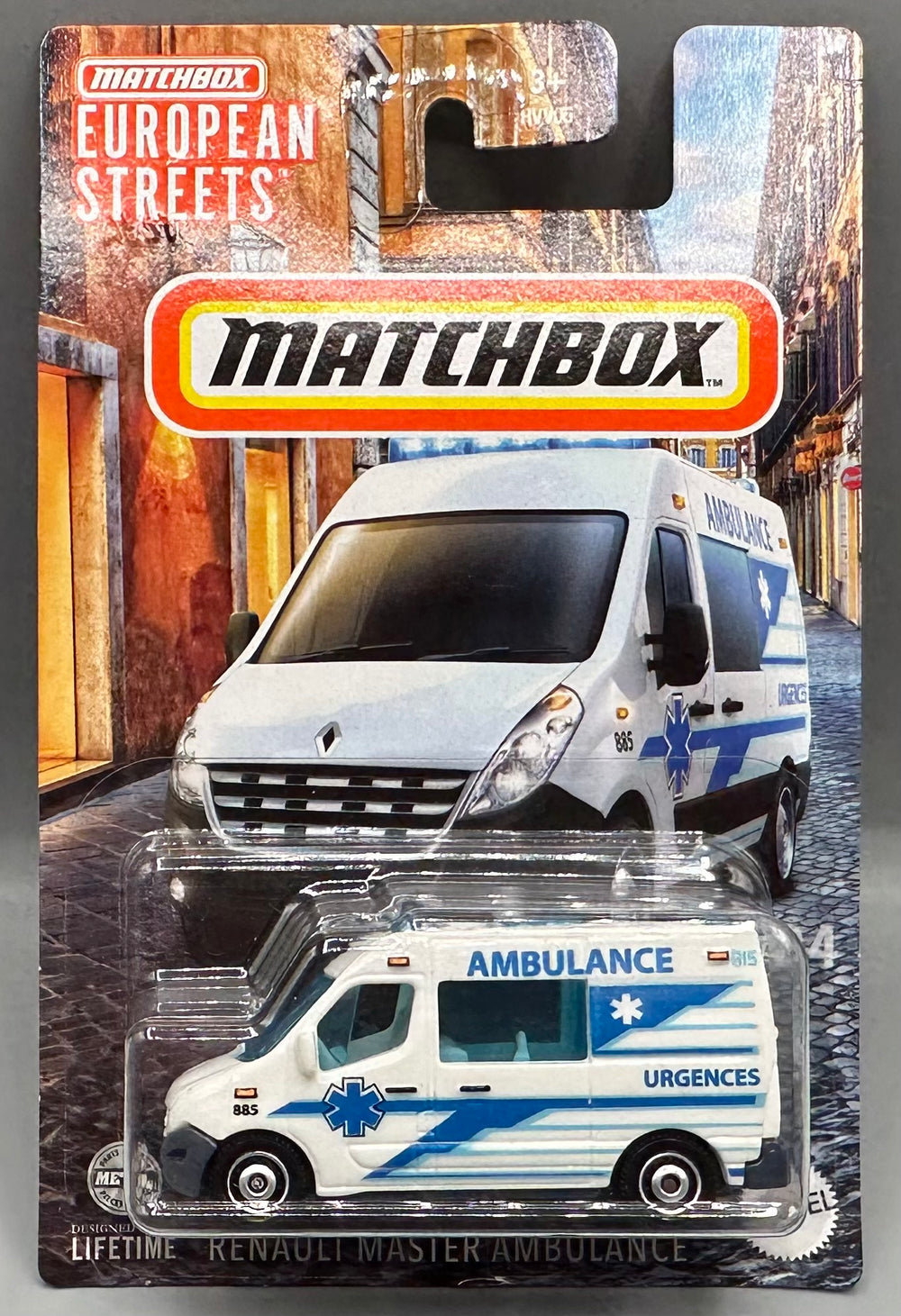 Matcbox European Streets Renault Master Ambulance