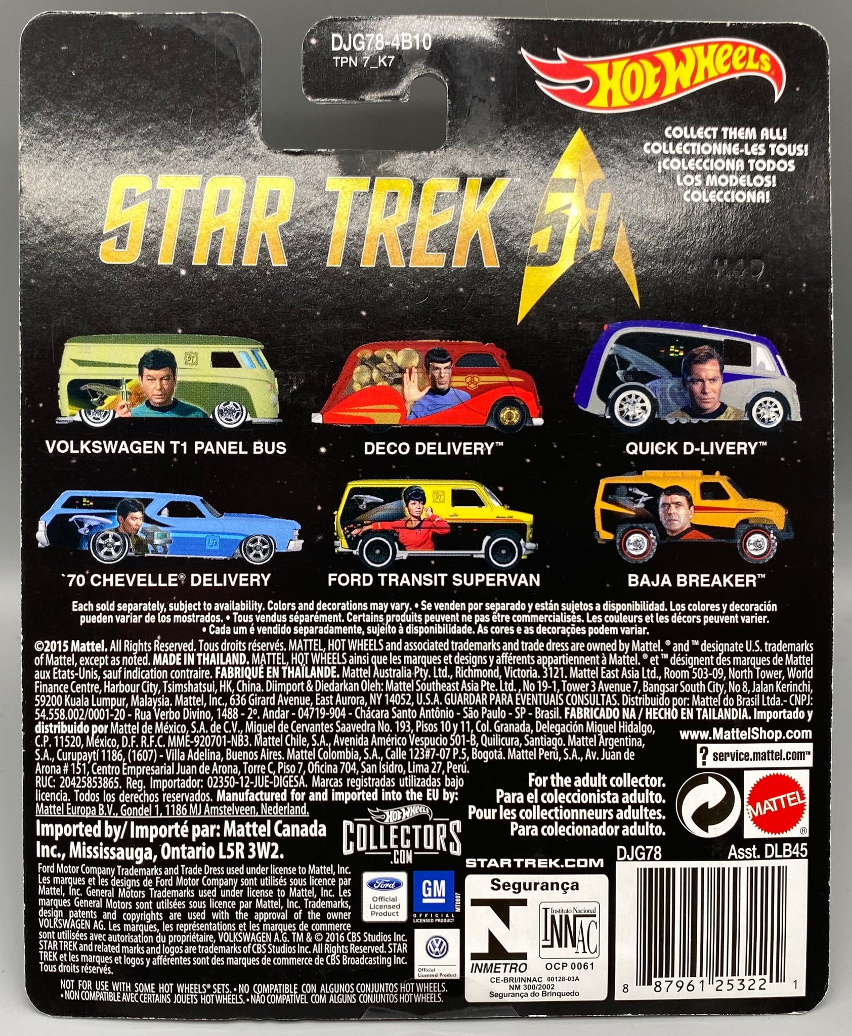 Hot Wheels Star Trek Ford Transit Super Van | HW Models Ltd