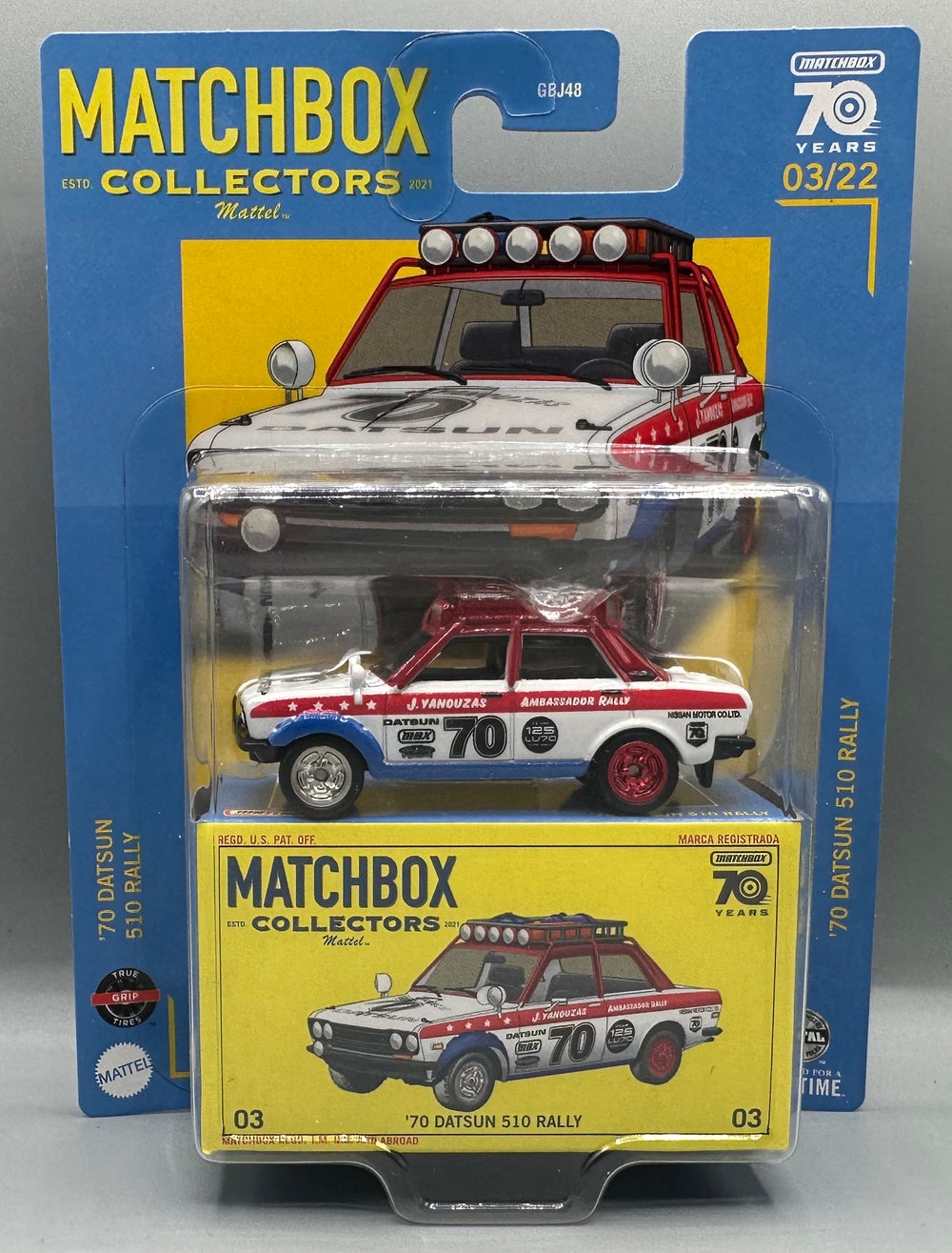 Matchbox Collectors '70 Datsun 510 Rally