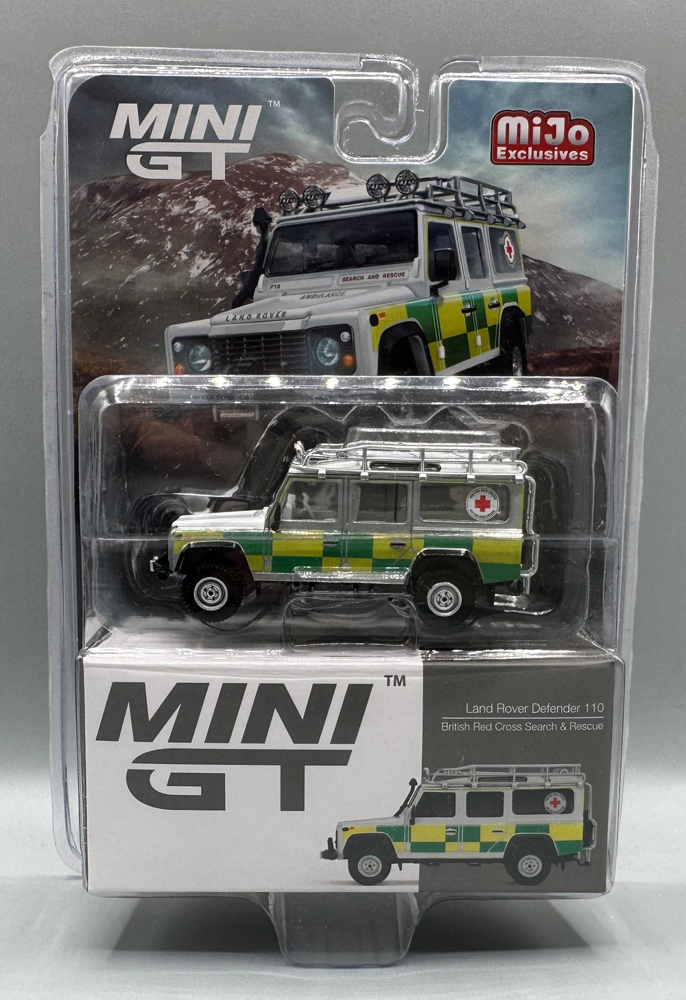 MiniGtLandMini gt Land Rover Defender 110 チェイス2台