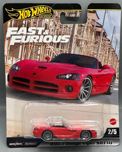 Hot Wheels 2003 Dodge Viper SRT10