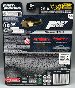 Hot Wheels Fast & Furious Nissan 370Z