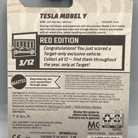 Hot Wheels Target Red Edition Tesla Model Y