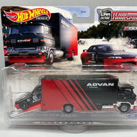 Hot Wheels Team Transport Nissan Skyline GT-R (R32) & Sakura Sprinter