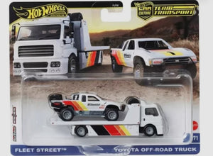 Hot Wheels Team Transport Toyota Off Road Truck & Fleet Street