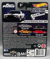 Hot Wheels Fast & Furious 1/4 Mile Muscle '69 Ford Mustang Boss 302
