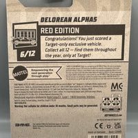 Hot Wheels Target Red Edition Delorean Alpha5