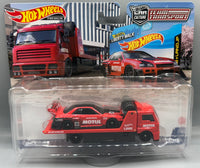 Hot Wheels Team Transport Liberty Walk LB ER34 Super Silhouette Nissan Skyline & Fleet Street
