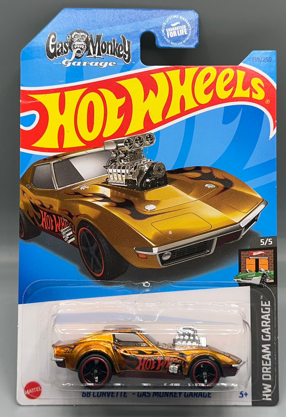 Hot Wheels Super Treasure Hunt '68 Corvette Gas Monkey Garage