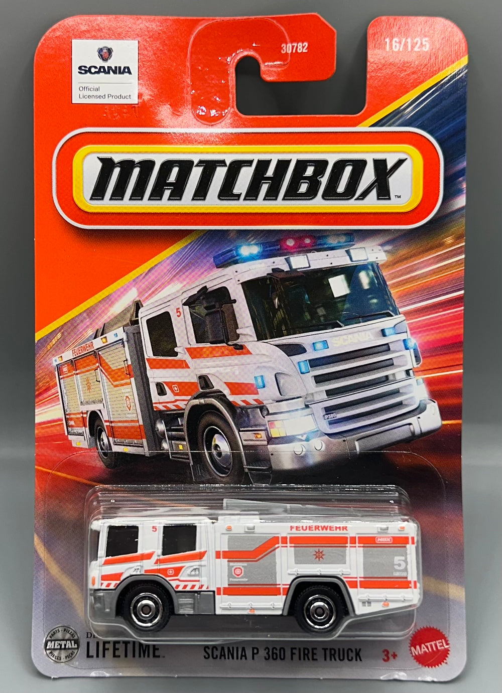 Matchbox Scania P 360 Fire Truck