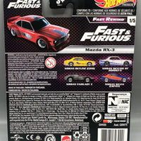 Hot Wheels Fast & Furious Fast Rewind Mazda RX3