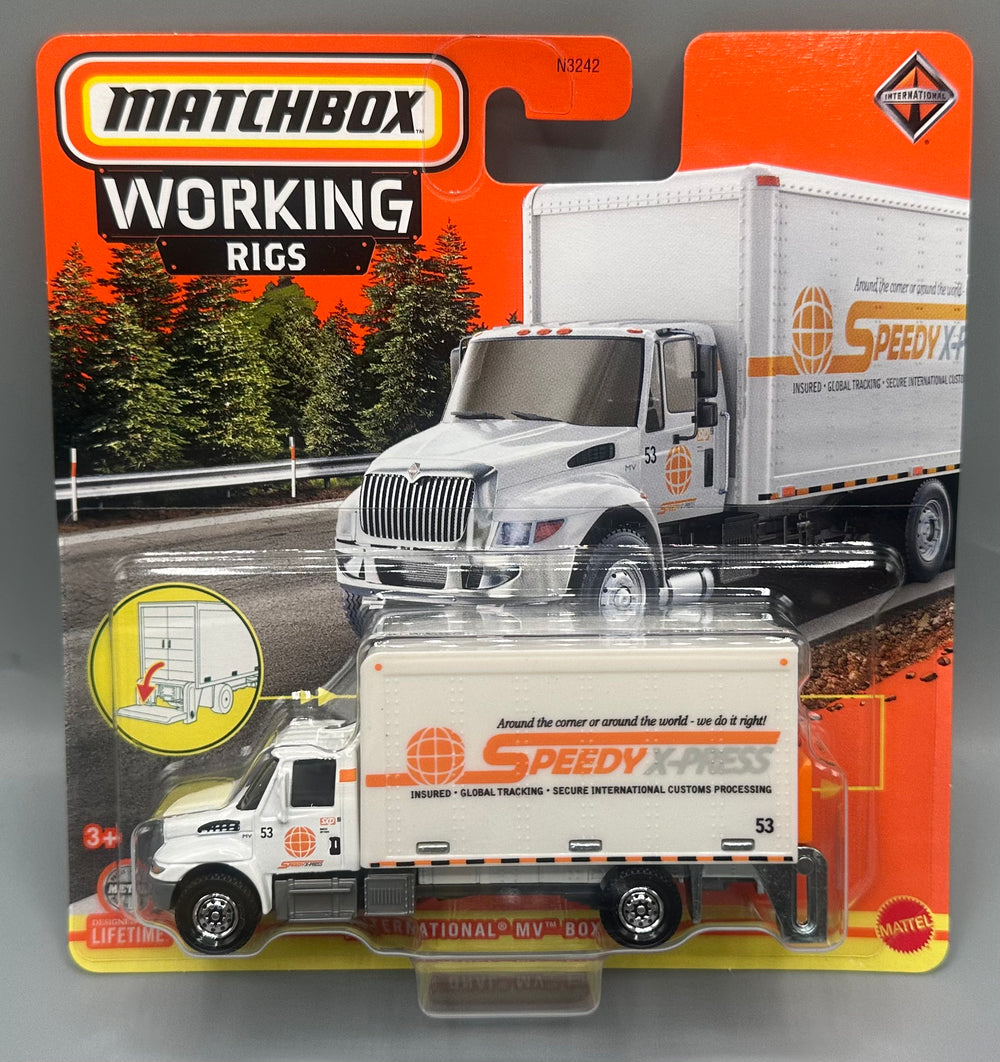 Matchbox Working Rigs International MV Box Truck