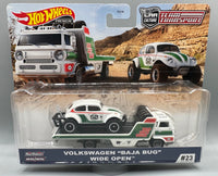 Hot Wheels Team Transport VW Volkswagen Baja Bug & Wide Open
