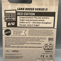 Hot Wheels Target Red Edition Land Rover Series II