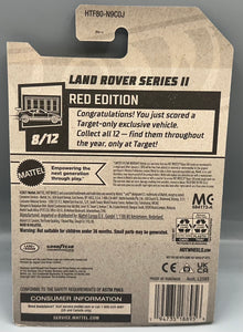 Hot Wheels Target Red Edition Land Rover Series II