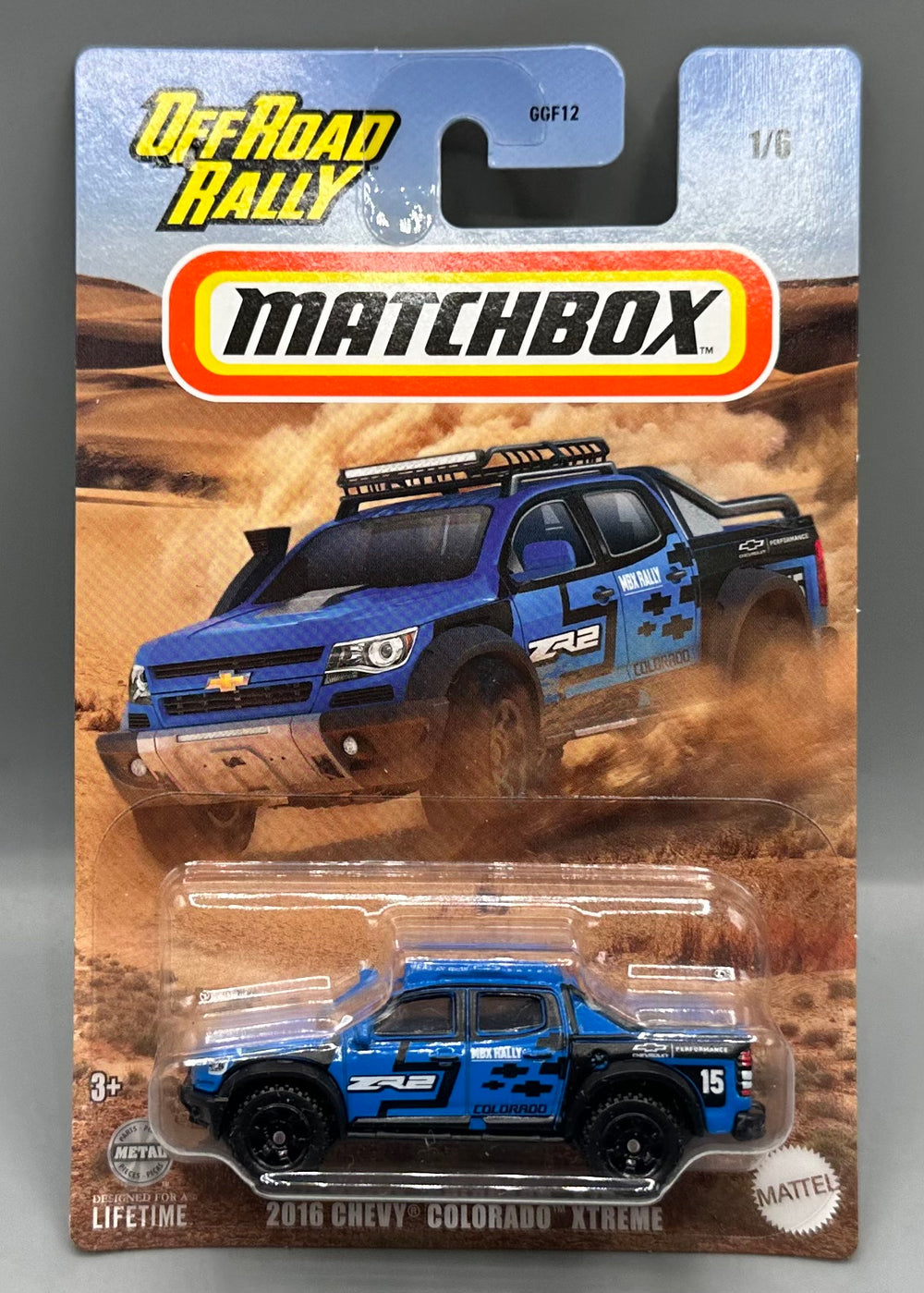 Matchbox Off Road Rally  2016 Chevy Colorado Xtreme