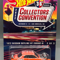 Hot Wheels 36th Annual Collectors Convention 1972 Nissan Skyline HT 2000-GTR