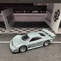 Hot Wheels Team Transport 1997 Mercedes Benz CLK GTR & Fleet Street