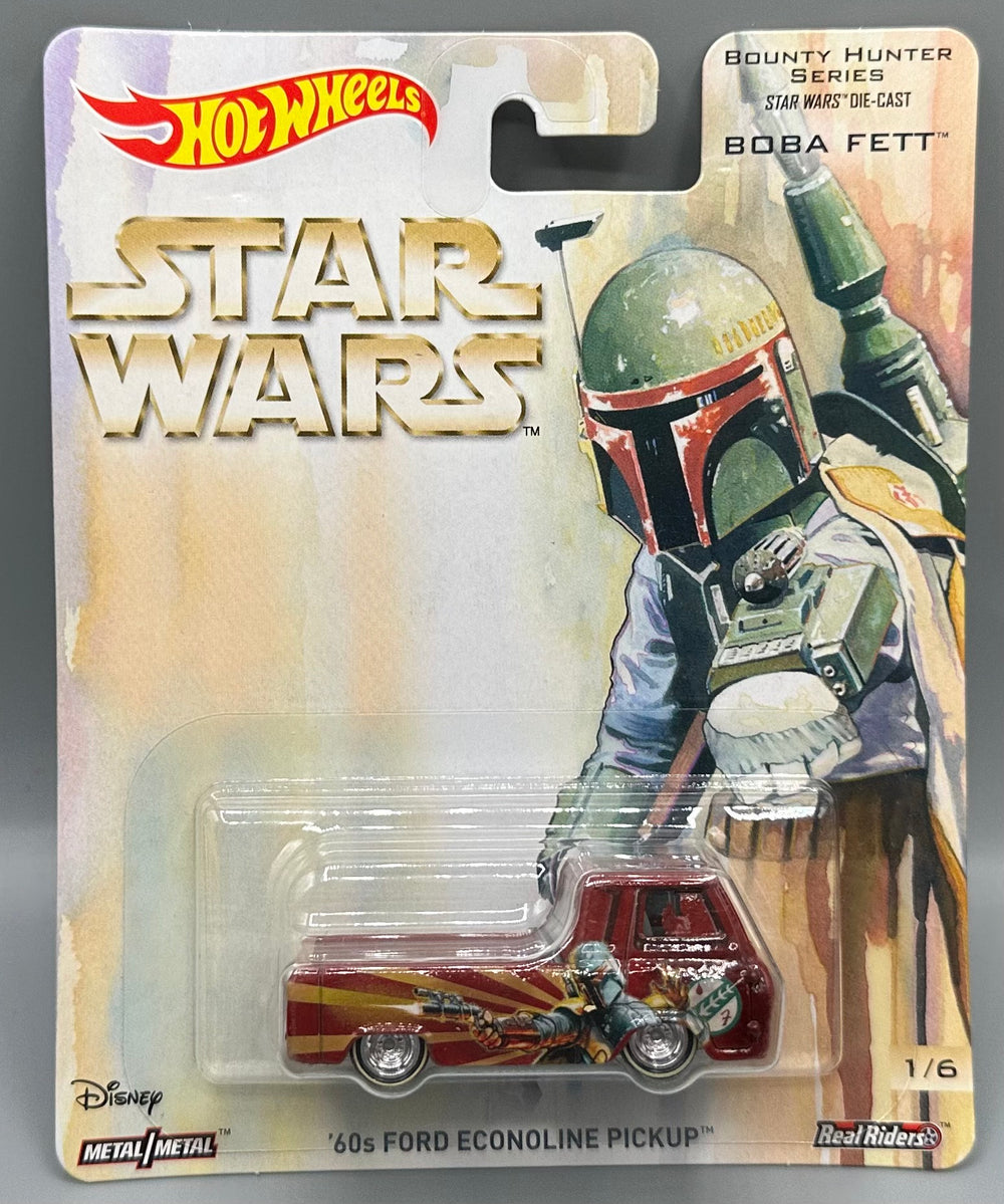 Hot Wars Star Wars Bounty Hunters Bobba Fett '60s Ford Econoline Pickup