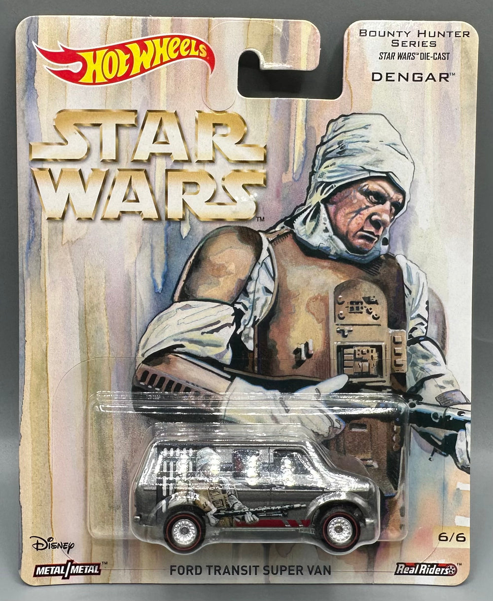 Hot Wheels Star Wars Bounty Hunters Dengar Ford Transit Supervan