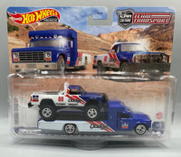 Hot Wheels Team Transport '80 Dodge Macho Power Wagon & Retro Rig
