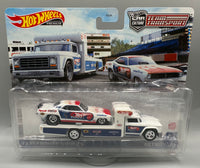 Hot Wheels Team Transport '72 Plymouth Cuda FC & Retro Rig
