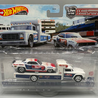 Hot Wheels Team Transport '72 Plymouth Cuda FC & Retro Rig