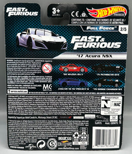 Hot Wheels Fast & Furious Full Force '17 Acura NSX