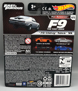 Hot Wheels Fast & Furious Fast Superstars '70 Chevy Nova SS