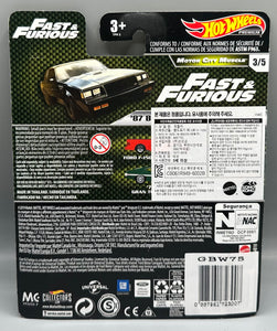 Hot Wheels Fast & Furious Motor City Muscle '87 Buick Regal GNX