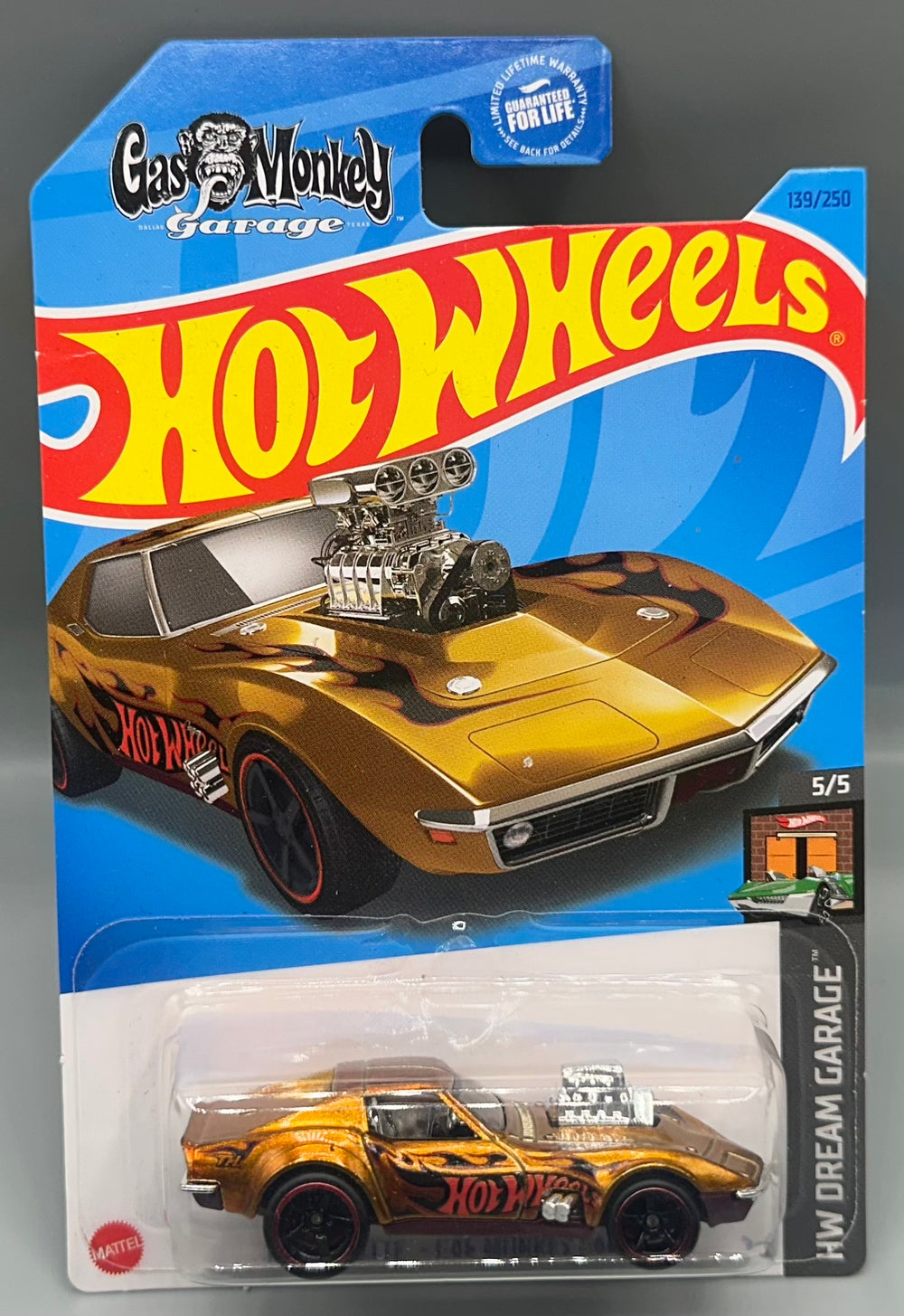 Hot Wheels Super Treasure Hunt '68 Corvette Gas Monkey Garage