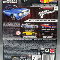 Hot Wheels Fast & Furious Fast Imports '70 Ford Escort RS1600