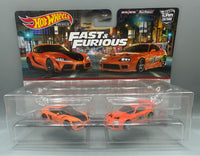 Hot Wheels 2 Pack Fast & Furious '94 Toyota Supra & Toyota GR Supra
