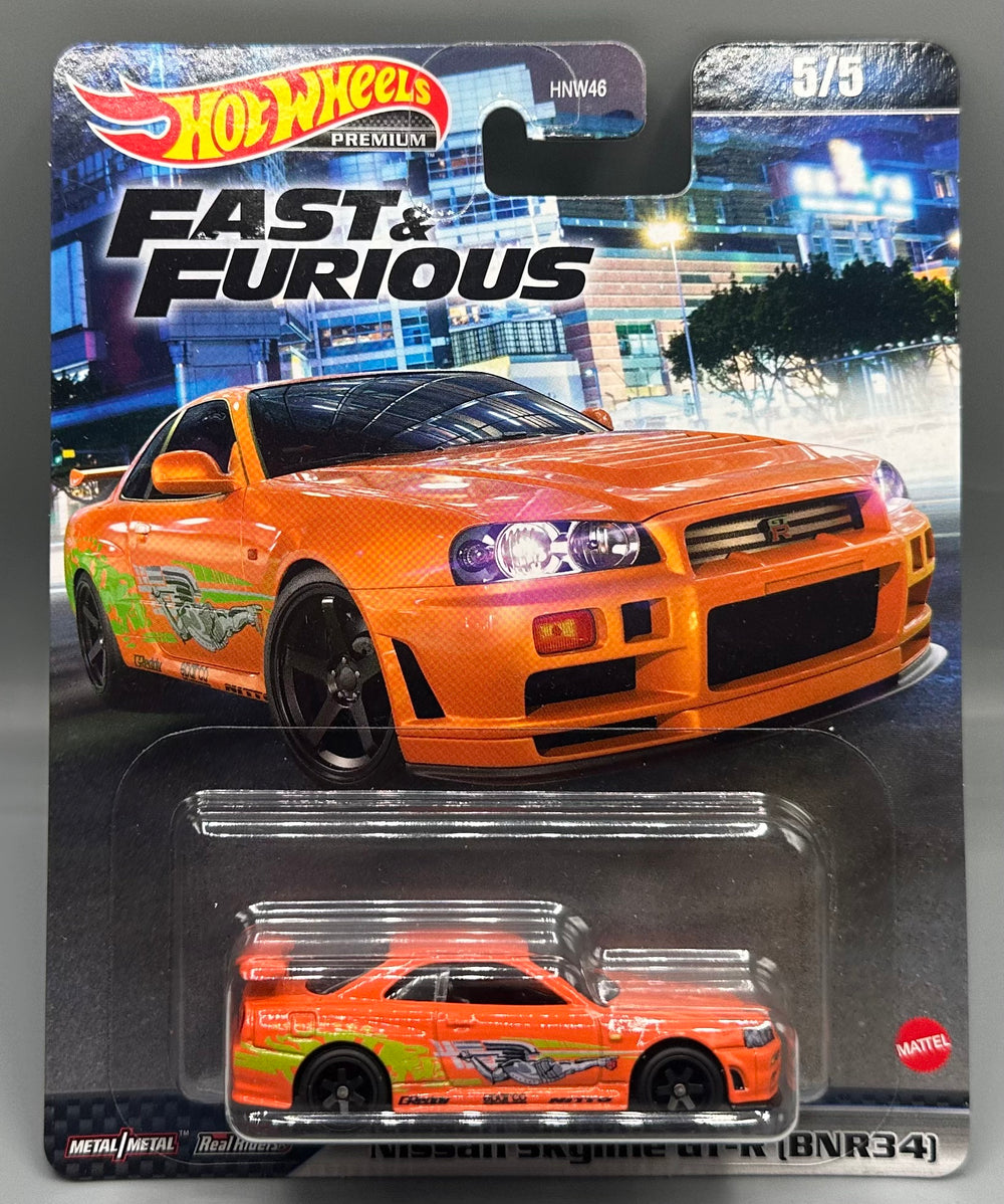 Hot Wheels Fast & Furious Nissan Skyline GT-R (BNR34)