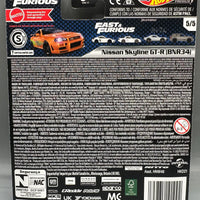 Hot Wheels Fast & Furious Nissan Skyline GT-R (BNR34)