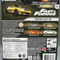 Hot Wheels Fast & Furious Fast Tuners '92 Honda Civic EG