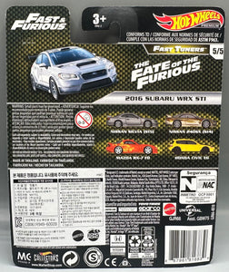 Hot Wheels Fast & Furious Fast Tuners Subaru WRX STI