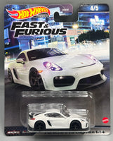 Hot Wheels Fast & Furious Porsche 718 Cayman GT4
