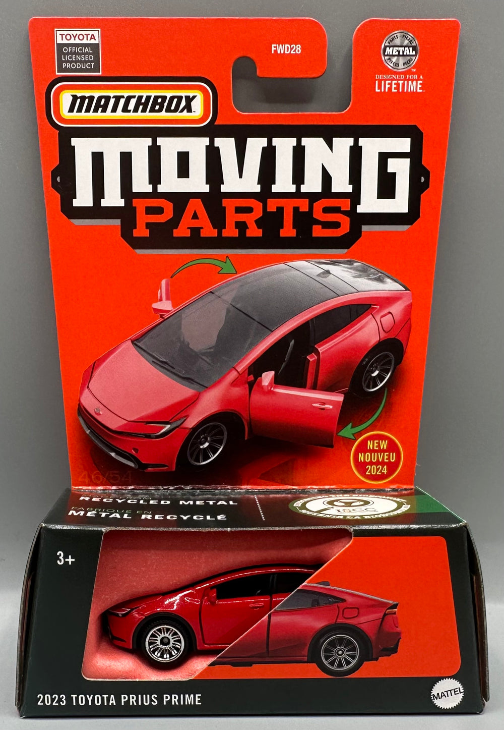 Matchbox Moving Parts 2023 Toyota Prius Prime