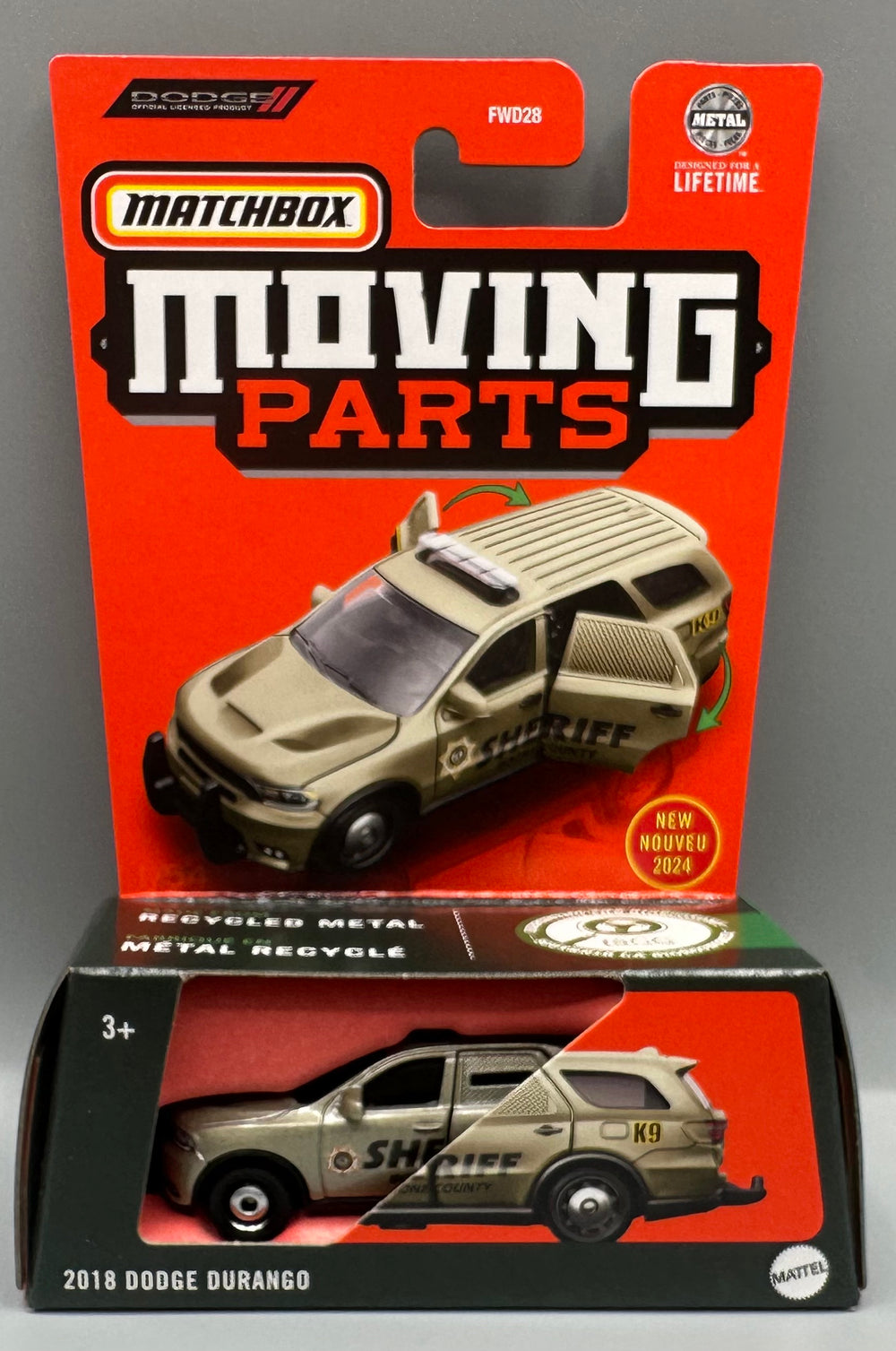 Matchbox Moving Parts 2018 Dodge Durango