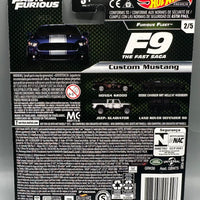 Hot Wheels Fast & Furious Furious Fleet Custom Mustang