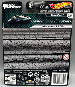 Hot Wheels Fast & Furious Euro Fast Mclaren 720s