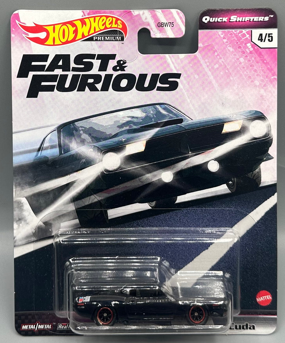 Hot Wheels Fast & Furious Quick Shifters '70 Plymouth AAR Cuda